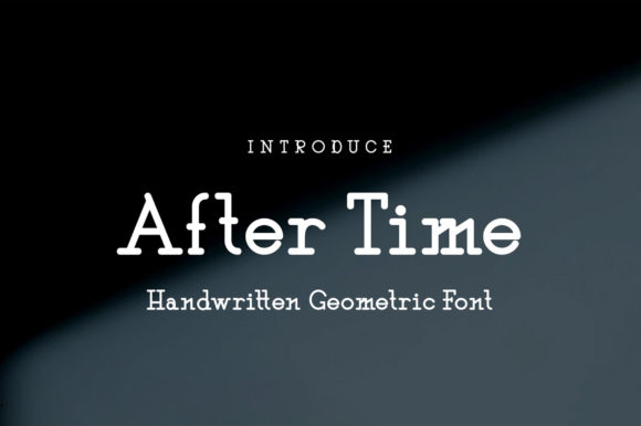 After Time: A Modern Font for Every Design Need
