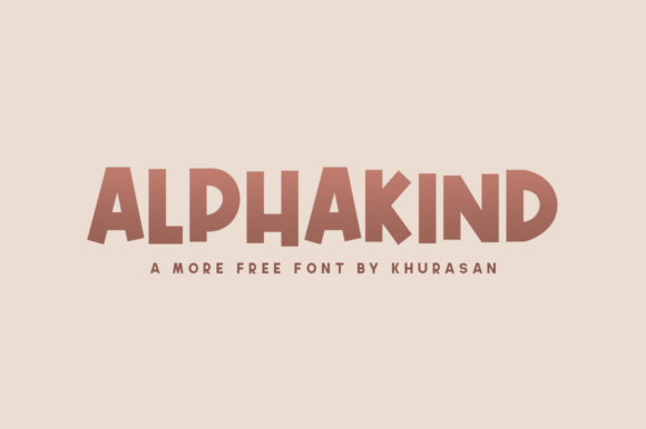 Alphakind: A Modern Fancy Display Font for Creative Design