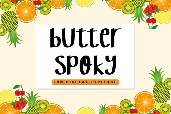 Butter Spoky: A Unique Display Font for Creative Expression