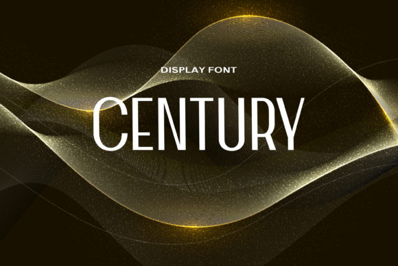 Century: A Bold and Simple Lettered Display Font That Transforms Design