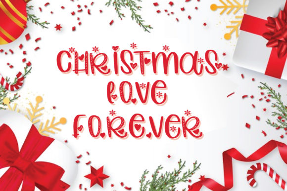 Christmas Love Forever Font: A Festive Choice for Holiday Projects