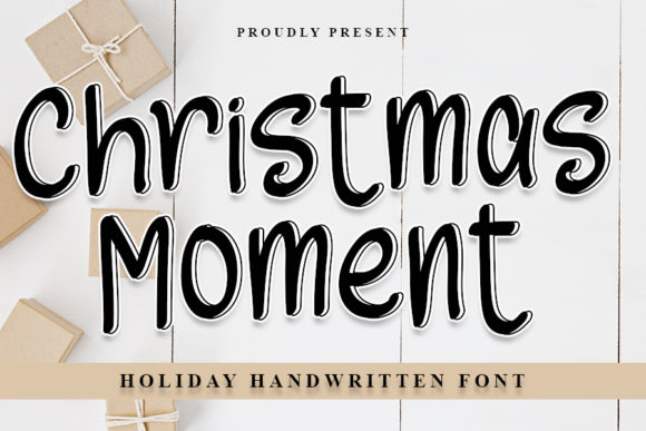 Christmas Moments: A Fun, Bold, and Quirky Font for Festive Design