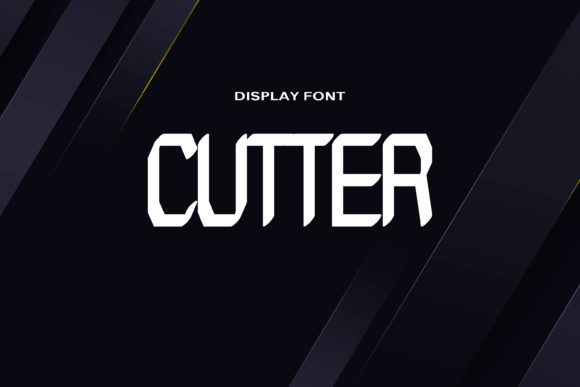Cutter: A Bold Statement in Modern Typography