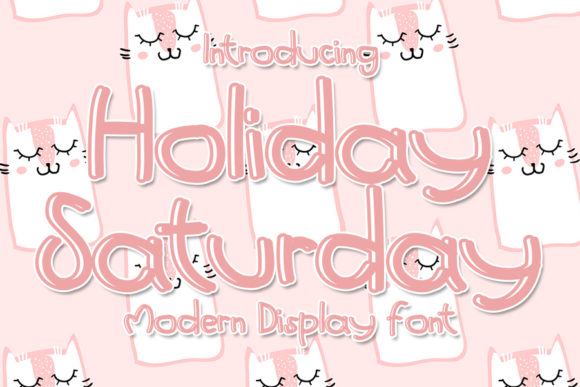 Discover Holiday Saturday Font