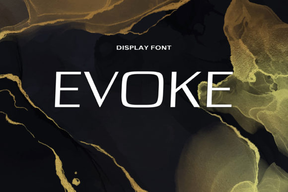 Evoke: A Bold and Simple Display Font That Shapes Modern Ideas