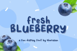 Fresh Blueberry: A Versatile Font for Creative Expression