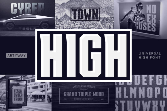 High: A Versatile Display Font for Modern Design