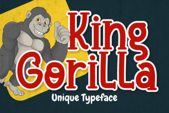 King Gorilla Font: A Playful Twist on Modern Typography