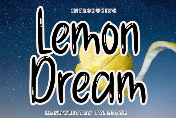 Lemon Dream: A Playful Font for Creative Design