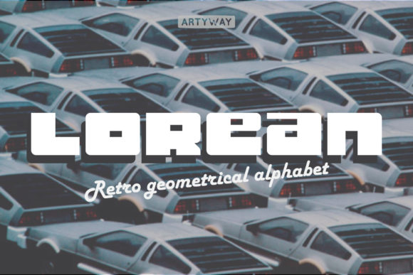 Lorean: A Bold Display Font for Impactful Design