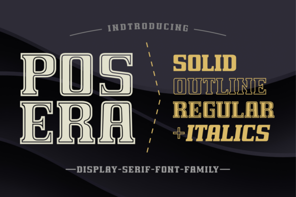 Pos Era: A Bold Font for Modern Branding