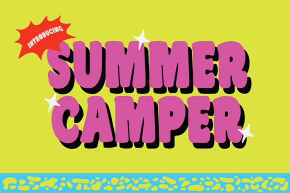 Summer Camper: A Vibrant Font for Creative Expression
