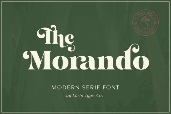 The Morando: A Timeless Font for Elegant Design