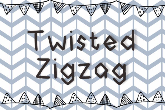Twisted Zigzag: A Playful and Friendly Display Font