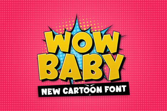 Wow Baby: A Versatile Display Font for Creative Designers